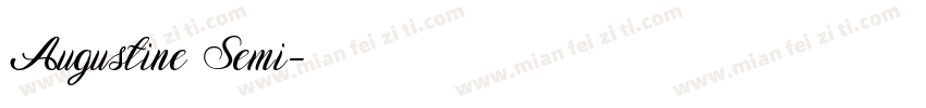 Augustine Semi字体转换